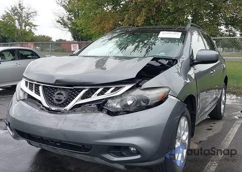 2014 Nissan Murano Sl из США, поврежденный, VIN JN8AZ1MW7EW527444